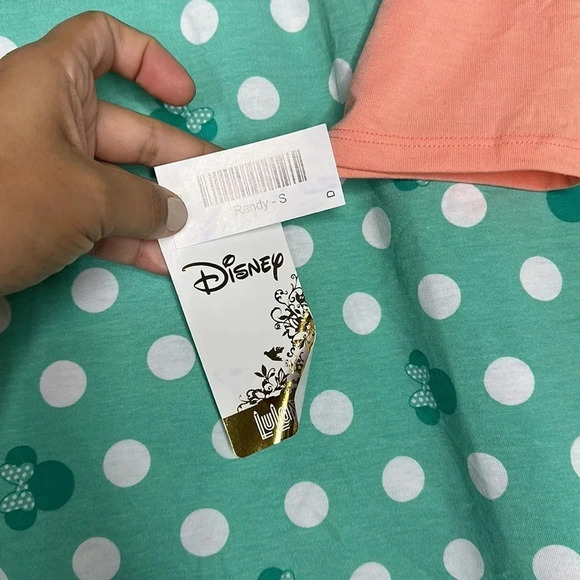 LuLaRoe women’s top | randy baseball special edition Minnie Mouse Disney tee | S - Picture 4 of 4